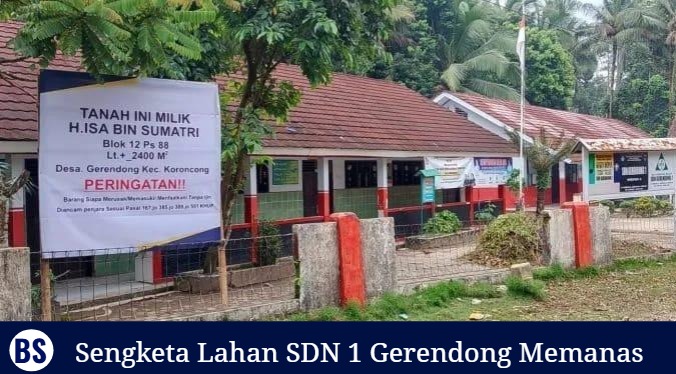 "Penyegelan SDN 1 Gerendong Pandeglang oleh ahli waris Januari 2026".