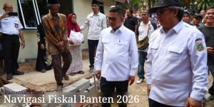 Kondisi jalan lingkungan di pedesaan Banten yang memerlukan perbaikan segera di tengah laporan pemangkasan anggaran DPRKP 2026.