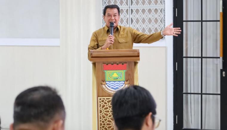 Suasana Musrenbang RKPD 2027 Kabupaten Tangerang yang dipimpin oleh Bupati Moch. Maesyal Rasyid.