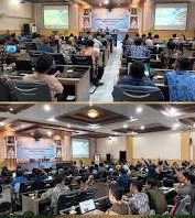 Pimpinan V BPK RI Bobby Adhityo Rizaldi (tengah) memaparkan lima poin evaluasi krusial terkait infrastruktur dan tata kelola Barang Milik Daerah (BMD) di hadapan Gubernur Banten Andra Soni dan anggota DPRD Provinsi Banten, Serang, Senin (25/5/2026).
